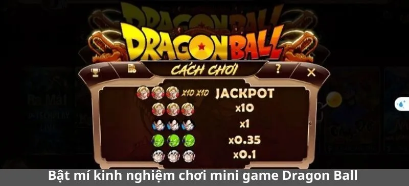 Bật mí kinh nghiệm chơi mini game Dragon Ball Sunwin